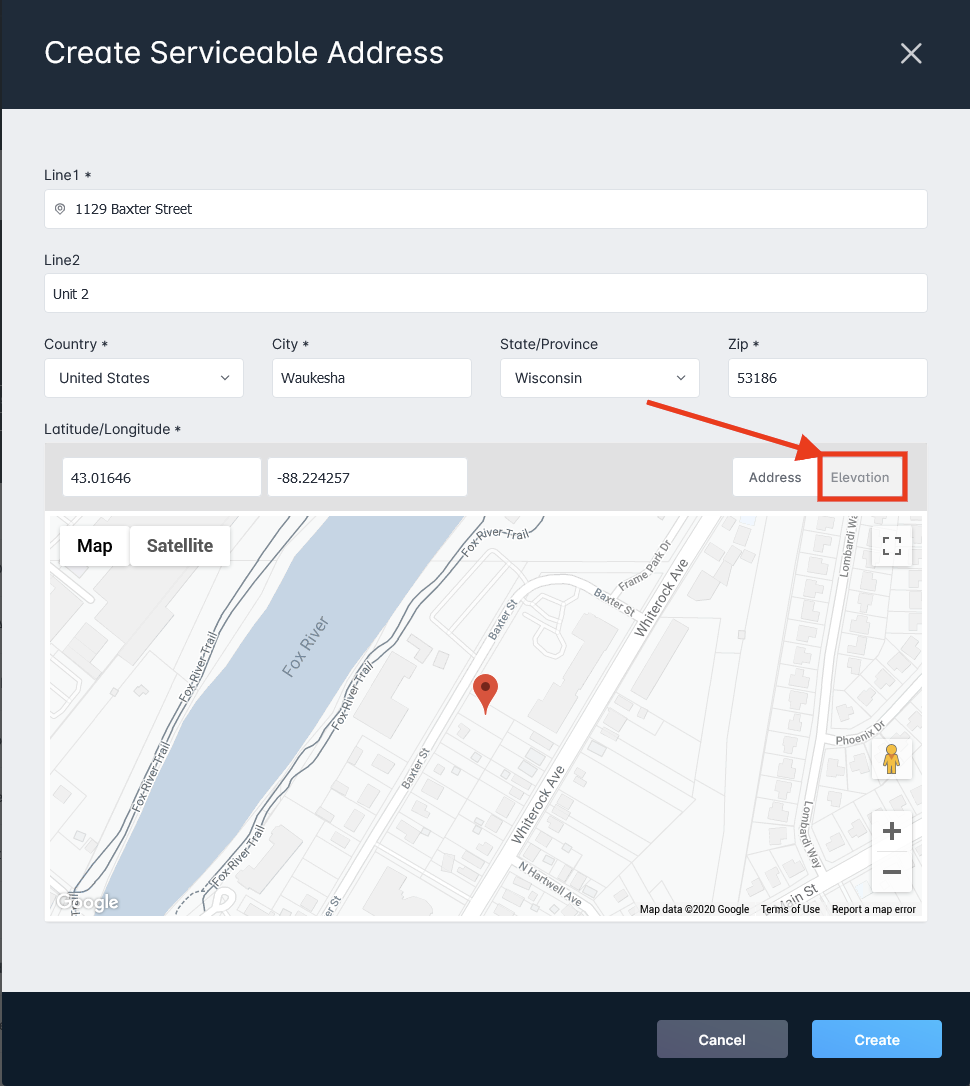 Elevation Of Specific Address Elevation Tool: Overview - Sonar Knowledge Base