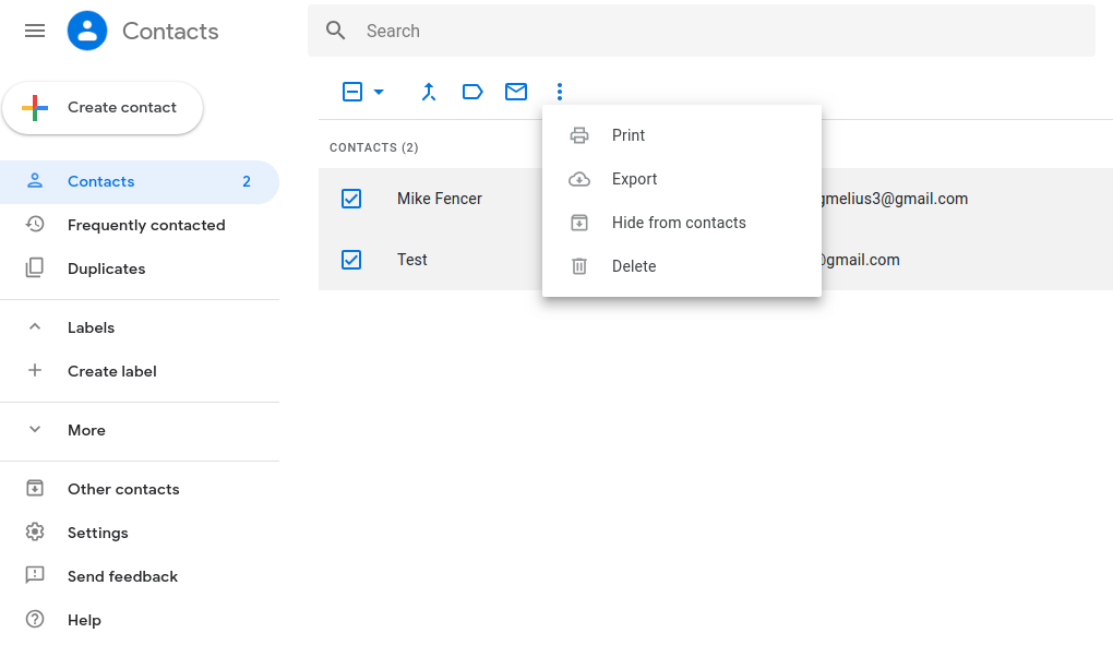 How To Export My Google Contacts To A Csv File Help Center Gmelius