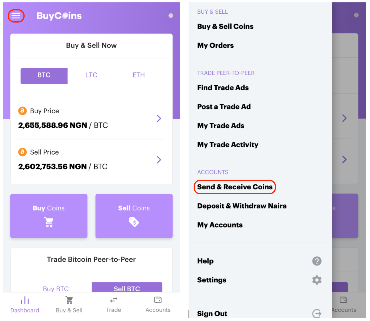 how to send cryptocurrency